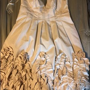 Gorgeous cocktail dress. Beige.